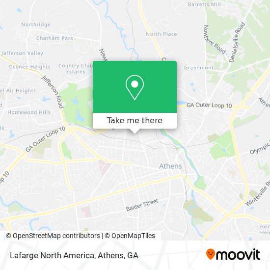Lafarge North America map