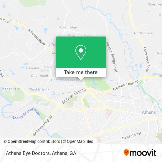 Mapa de Athens Eye Doctors