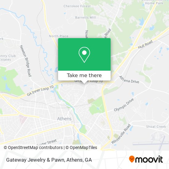 Mapa de Gateway Jewelry & Pawn