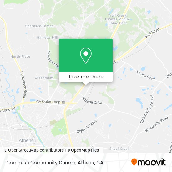 Mapa de Compass Community Church