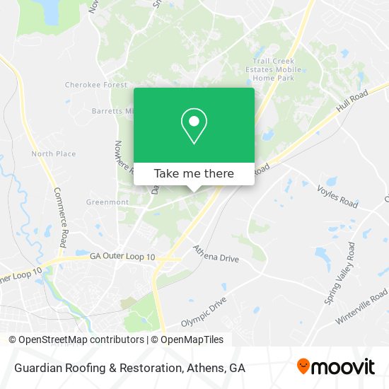 Guardian Roofing & Restoration map