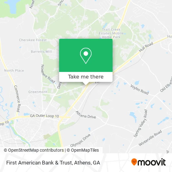 First American Bank & Trust map