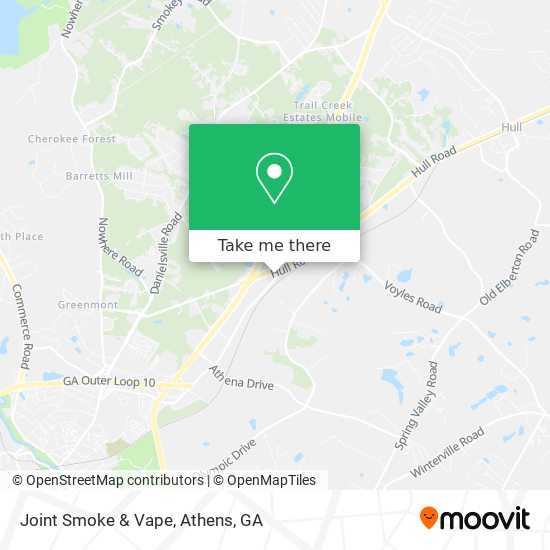 Mapa de Joint Smoke & Vape