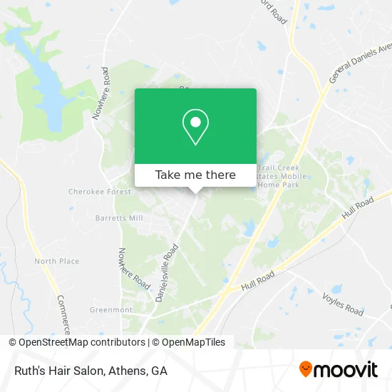 Ruth's Hair Salon map