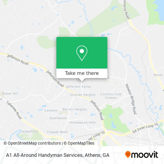 Mapa de A1 All-Around Handyman Services