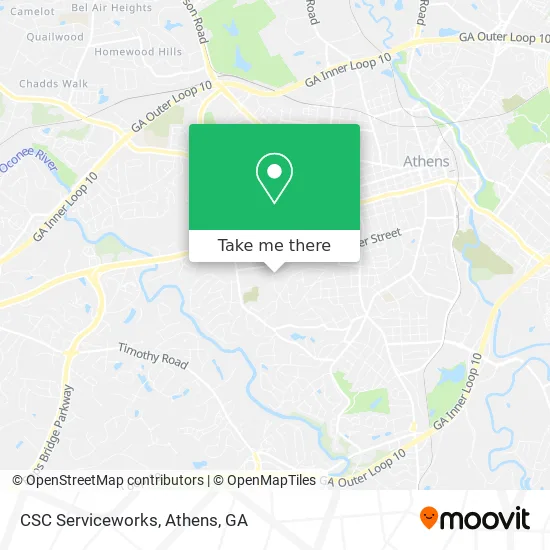 CSC Serviceworks map