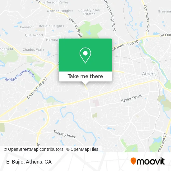 El Bajio map