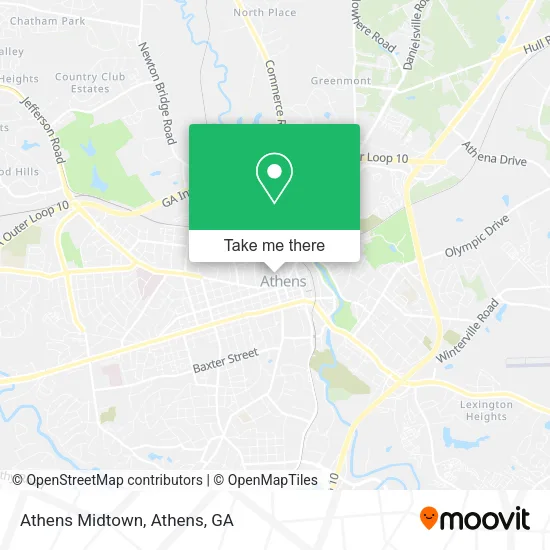Athens Midtown map