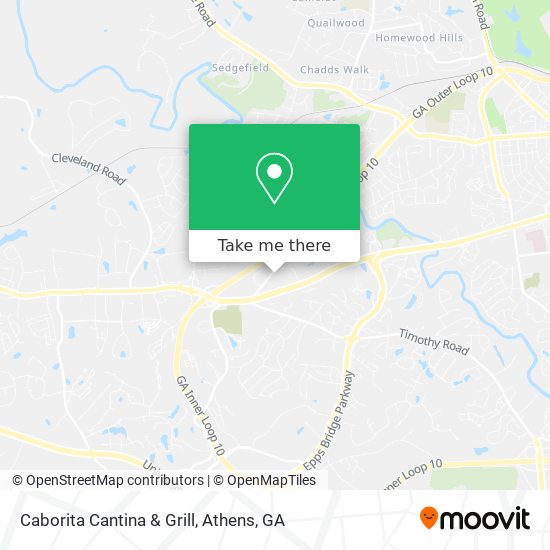 Caborita Cantina & Grill map