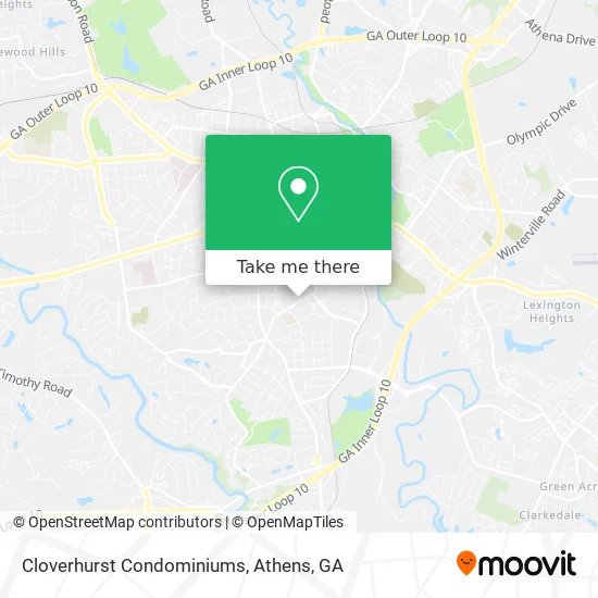 Mapa de Cloverhurst Condominiums