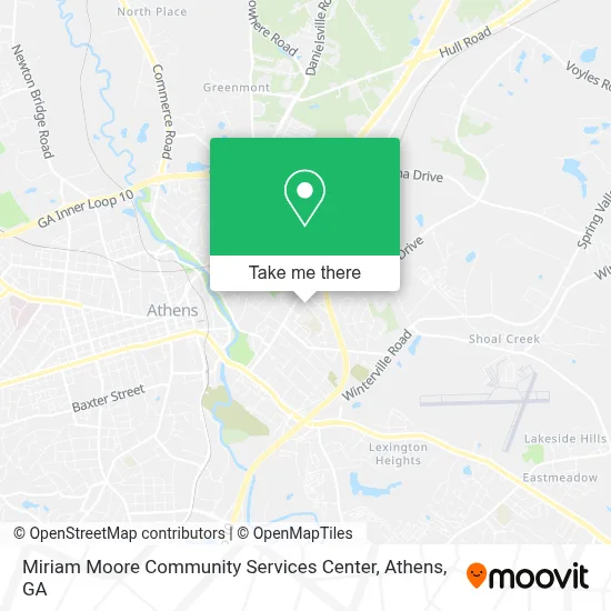 Miriam Moore Community Services Center map