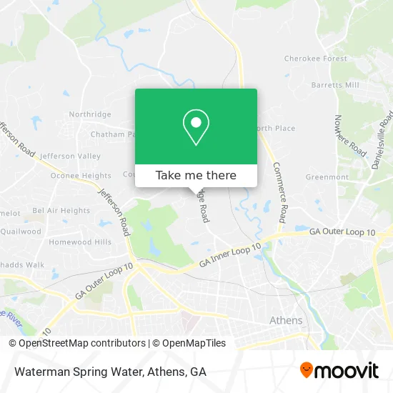 Waterman Spring Water map