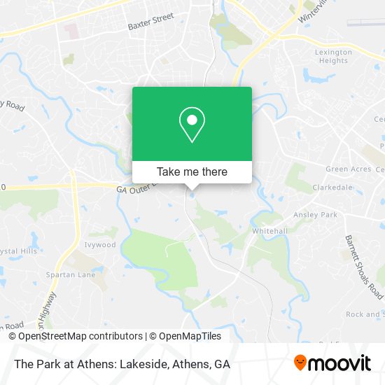 Mapa de The Park at Athens: Lakeside