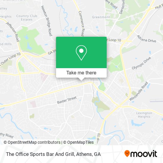 The Office Sports Bar And Grill map