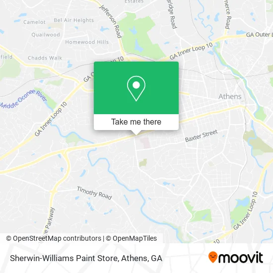 Sherwin-Williams Paint Store map