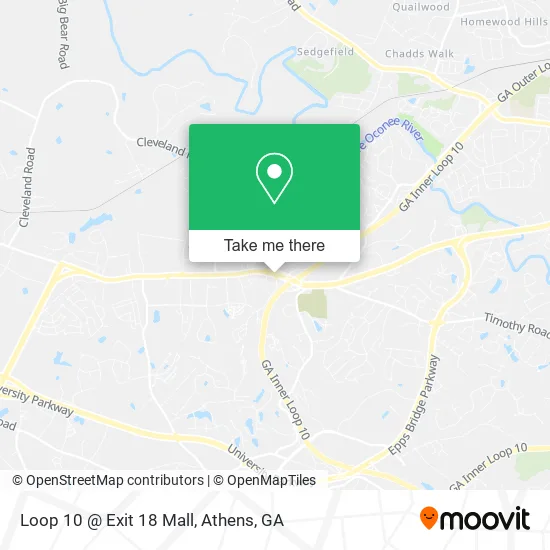 Mapa de Loop 10 @ Exit 18 Mall