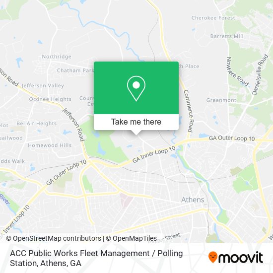 ACC Public Works Fleet Management / Polling Station map