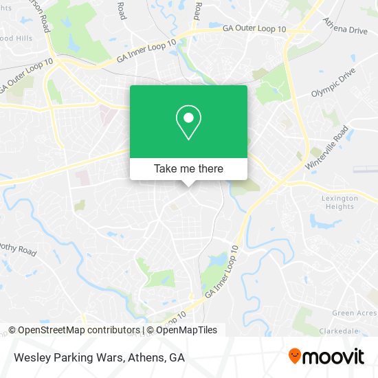 Wesley Parking Wars map