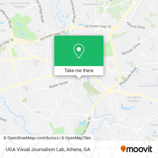 UGA Visual Journalism Lab map