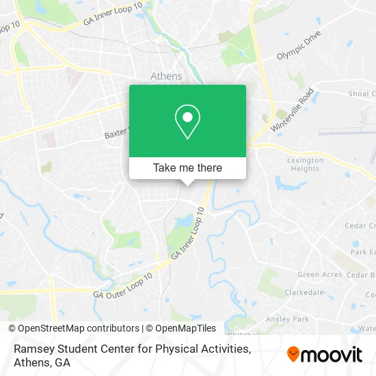 Ramsey Student Center for Physical Activities map