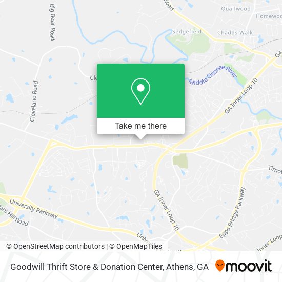 Mapa de Goodwill Thrift Store & Donation Center