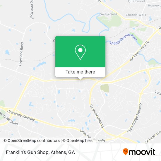 Mapa de Franklin's Gun Shop