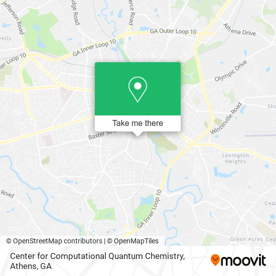 Center for Computational Quantum Chemistry map