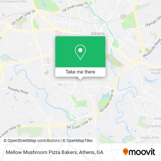 Mapa de Mellow Mushroom Pizza Bakers