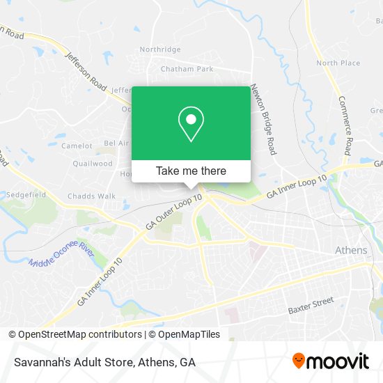 Savannah's Adult Store map