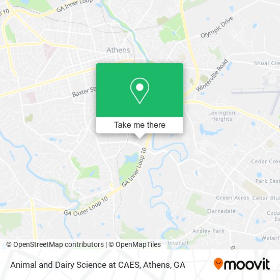 Animal and Dairy Science at CAES map