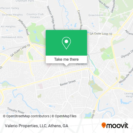 Mapa de Valerio Properties, LLC