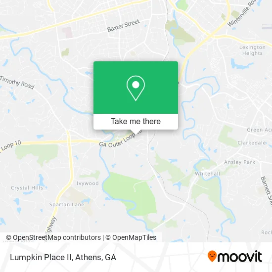 Lumpkin Place II map