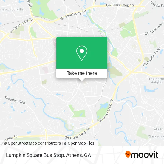Lumpkin Square Bus Stop map