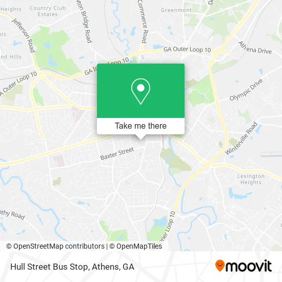 Mapa de Hull Street Bus Stop