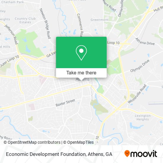 Economic Development Foundation map