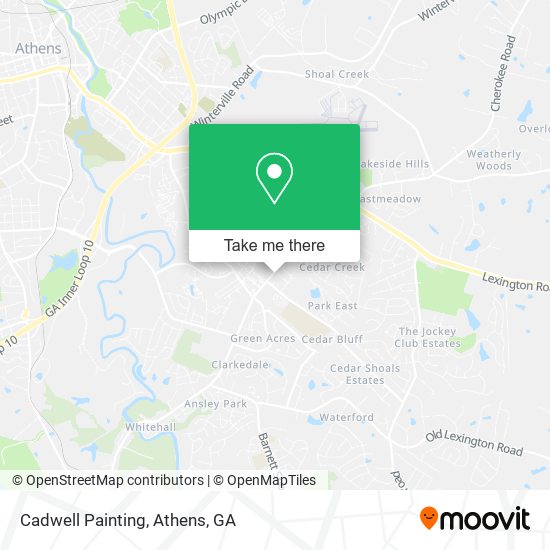Mapa de Cadwell Painting