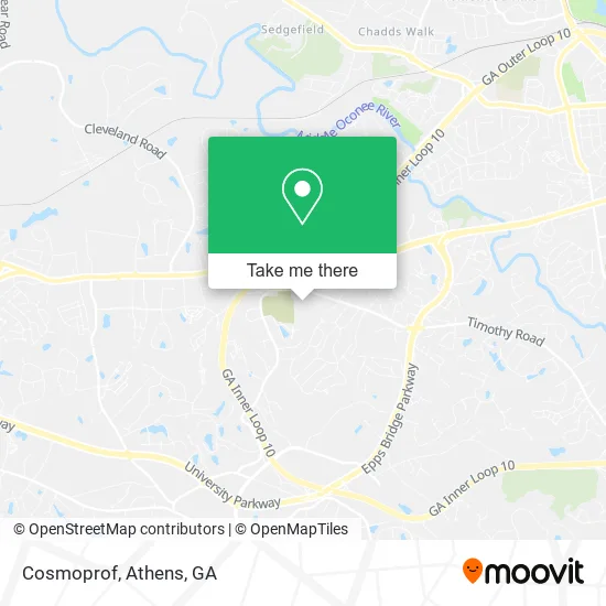 Cosmoprof map