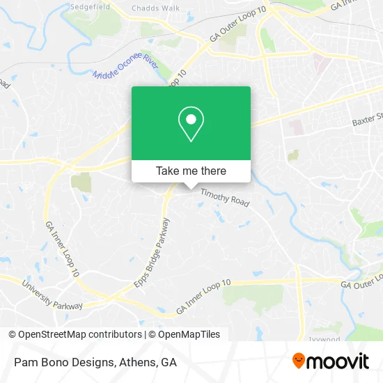 Pam Bono Designs map