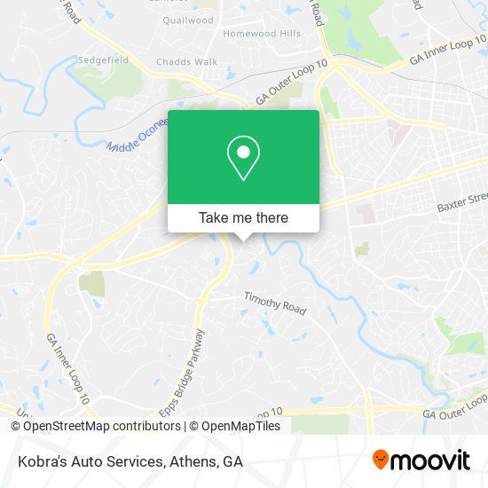 Mapa de Kobra's Auto Services