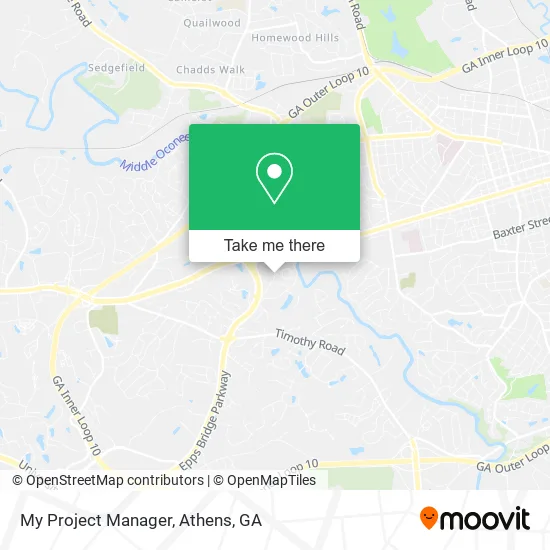 My Project Manager map