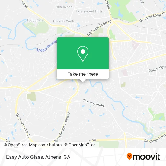 Easy Auto Glass map