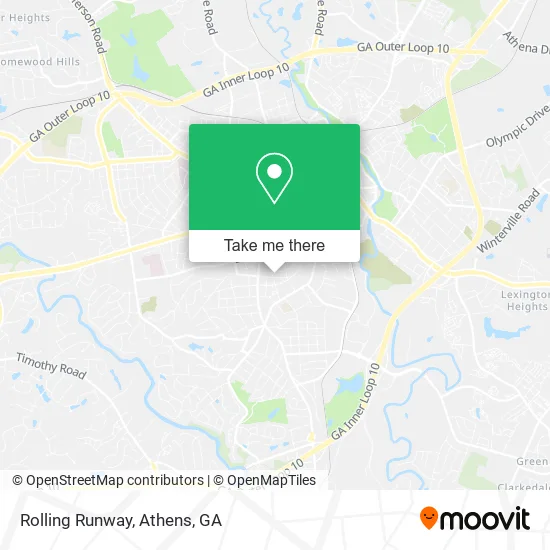 Rolling Runway map