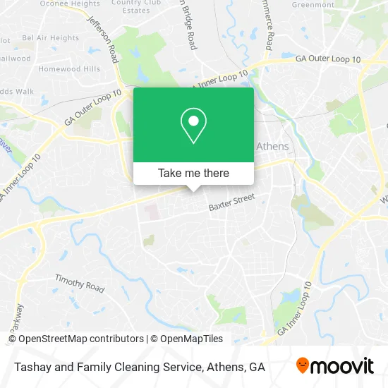 Tashay and Family Cleaning Service map