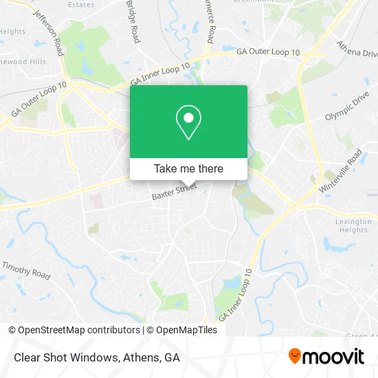 Clear Shot Windows map