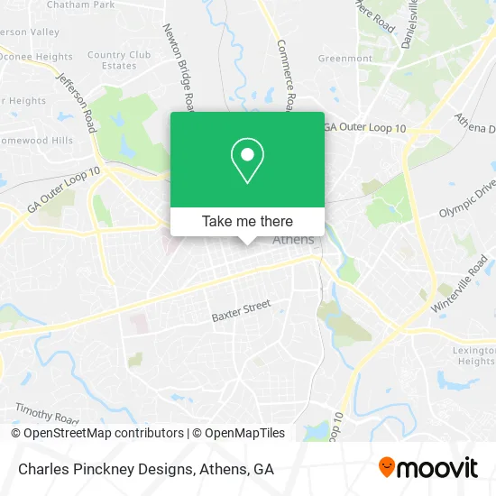 Charles Pinckney Designs map