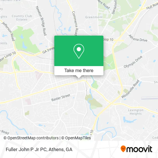 Fuller John P Jr PC map