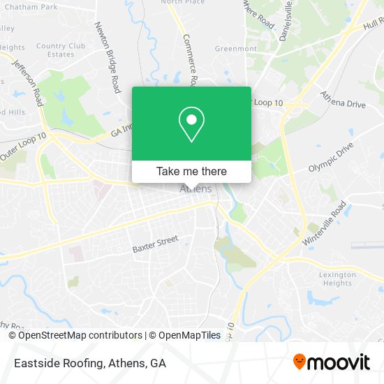 Eastside Roofing map