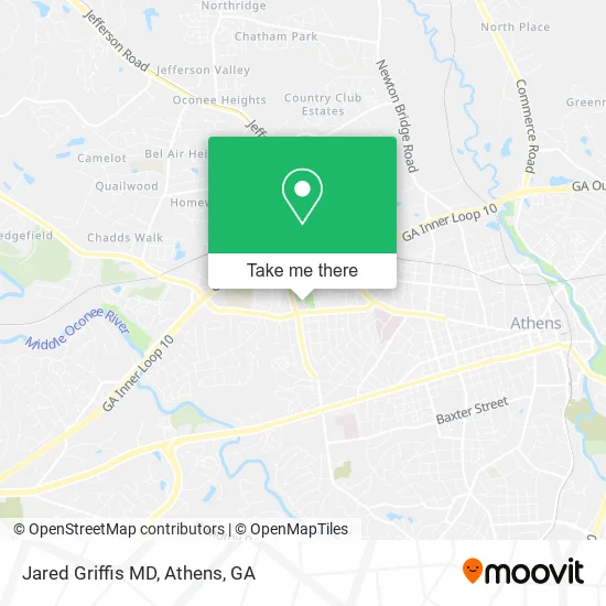 Jared Griffis MD map