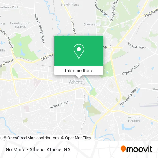 Go Mini's - Athens map