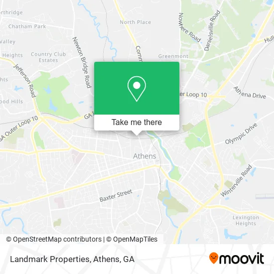 Landmark Properties map